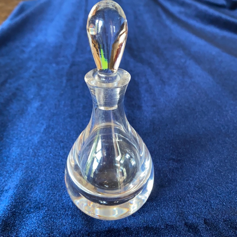 Crystal perfume bottle